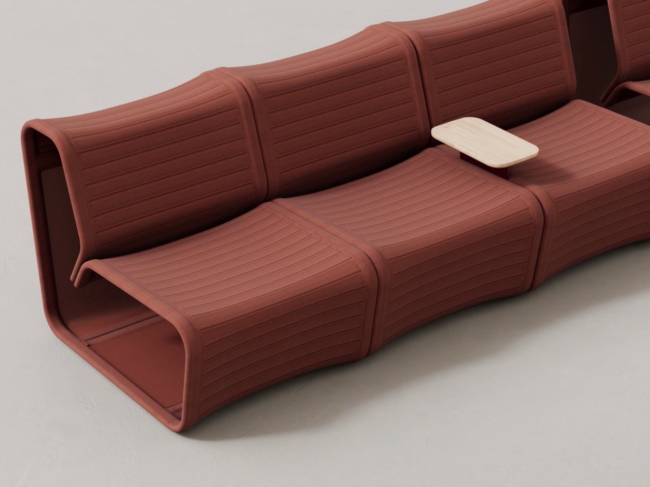 采用中空设计重塑可持续的模块化针织单椅座椅---酷图编号1