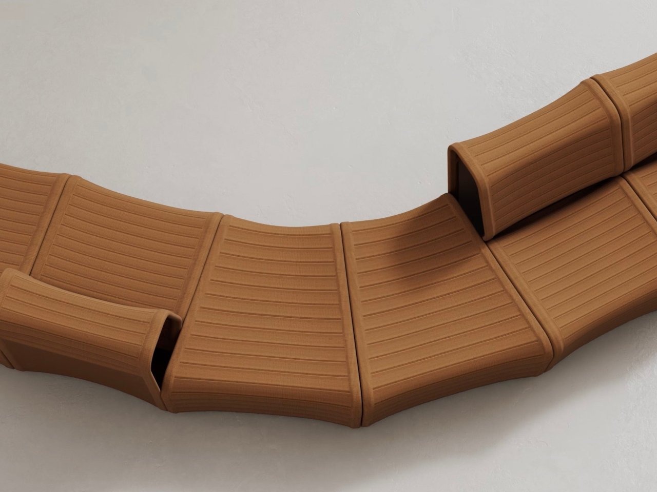 采用中空设计重塑可持续的模块化针织单椅座椅---酷图编号3