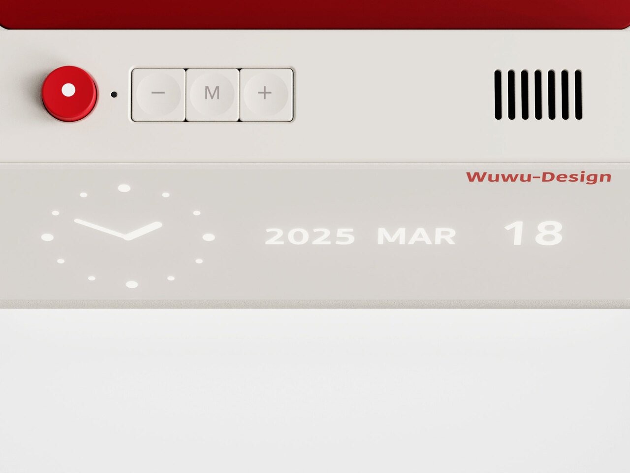 顶部隐藏着一个无线充电器受迪特尔·拉姆斯启发的台钟---酷图编号5