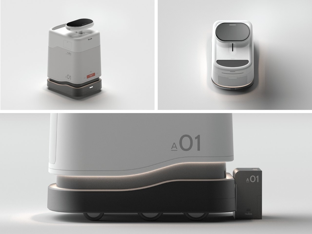简化打印和文档传递的NUBO智能办公机器人---酷图编号9
