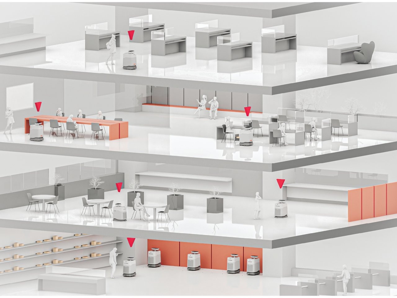 简化打印和文档传递的NUBO智能办公机器人---酷图编号3