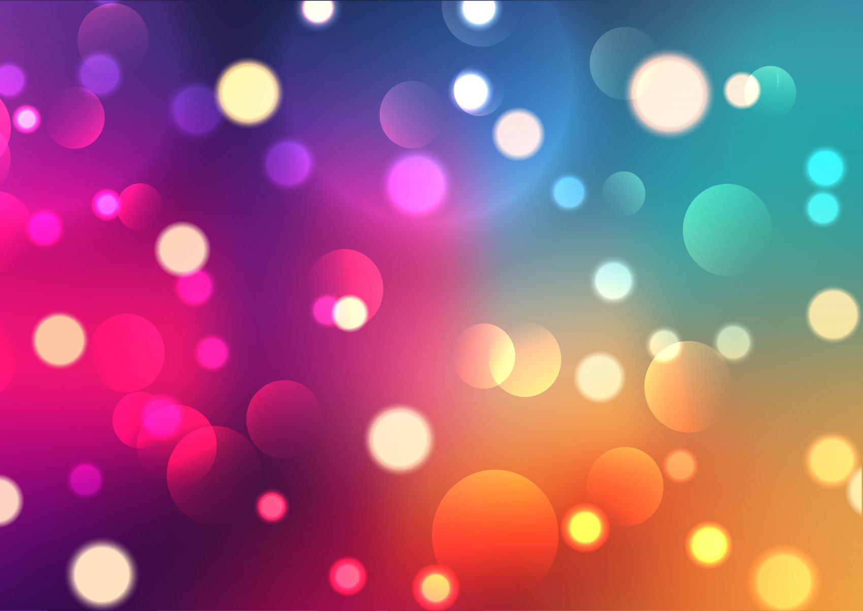 幻彩光斑渐变背景:霓虹色调下的柔焦光斑视觉设计图片