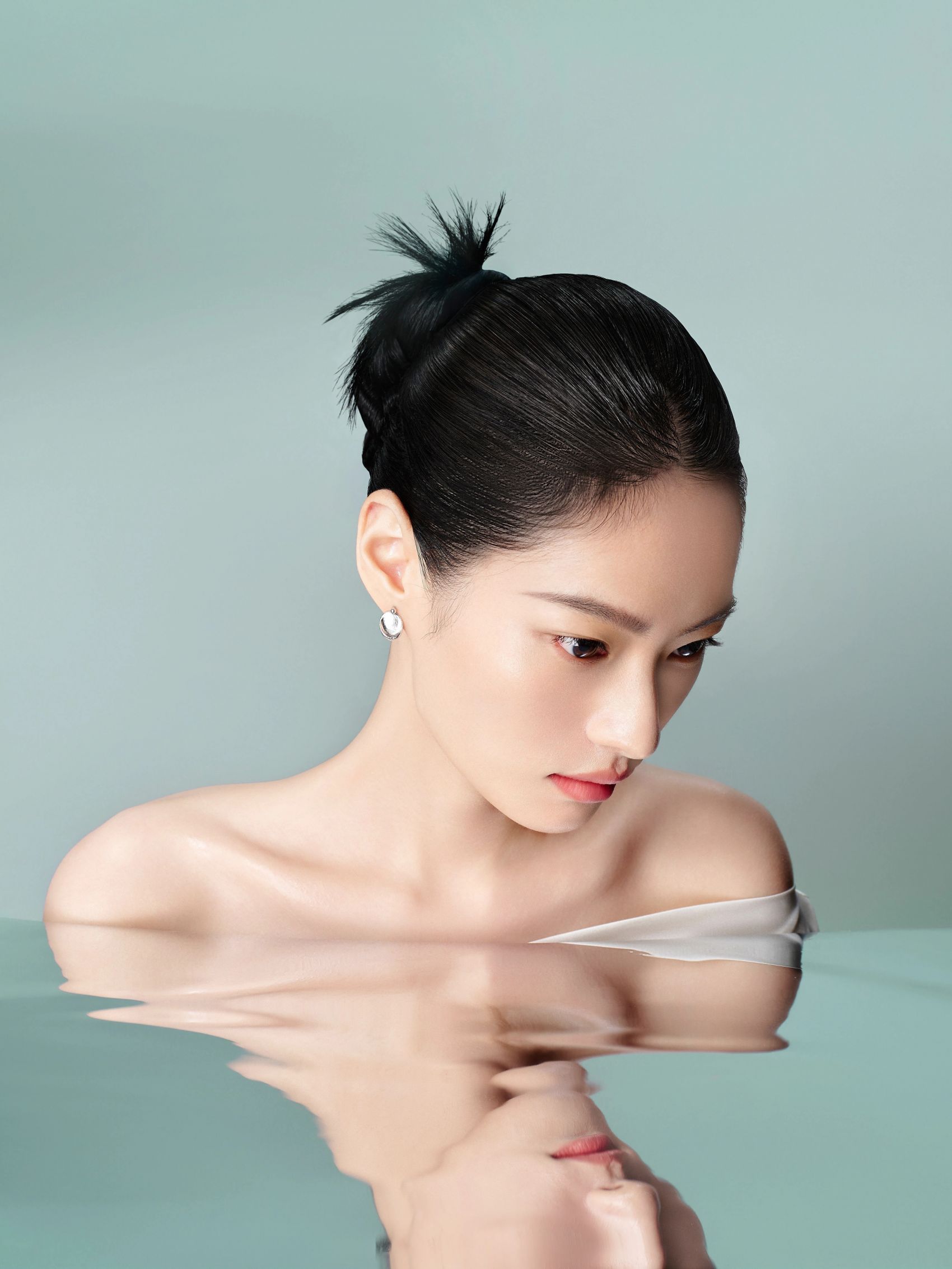 beauty retouching-东方美学人像图片