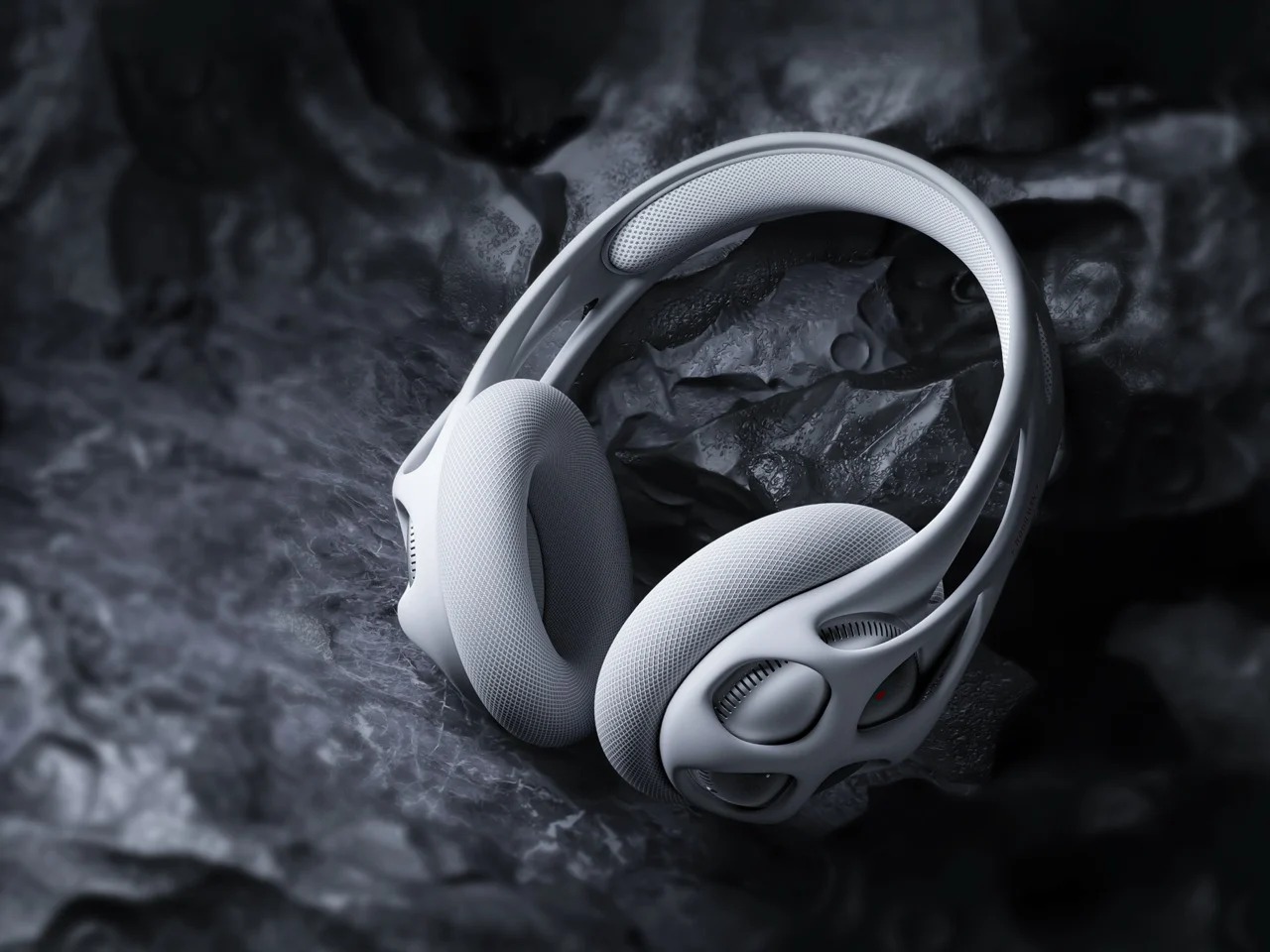 由代码开发的而不是由人类设计的概念耳机---酷图编号3