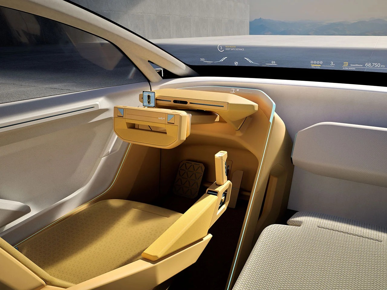 一个面向未来清晰概念的起亚TURISMO---酷图编号6