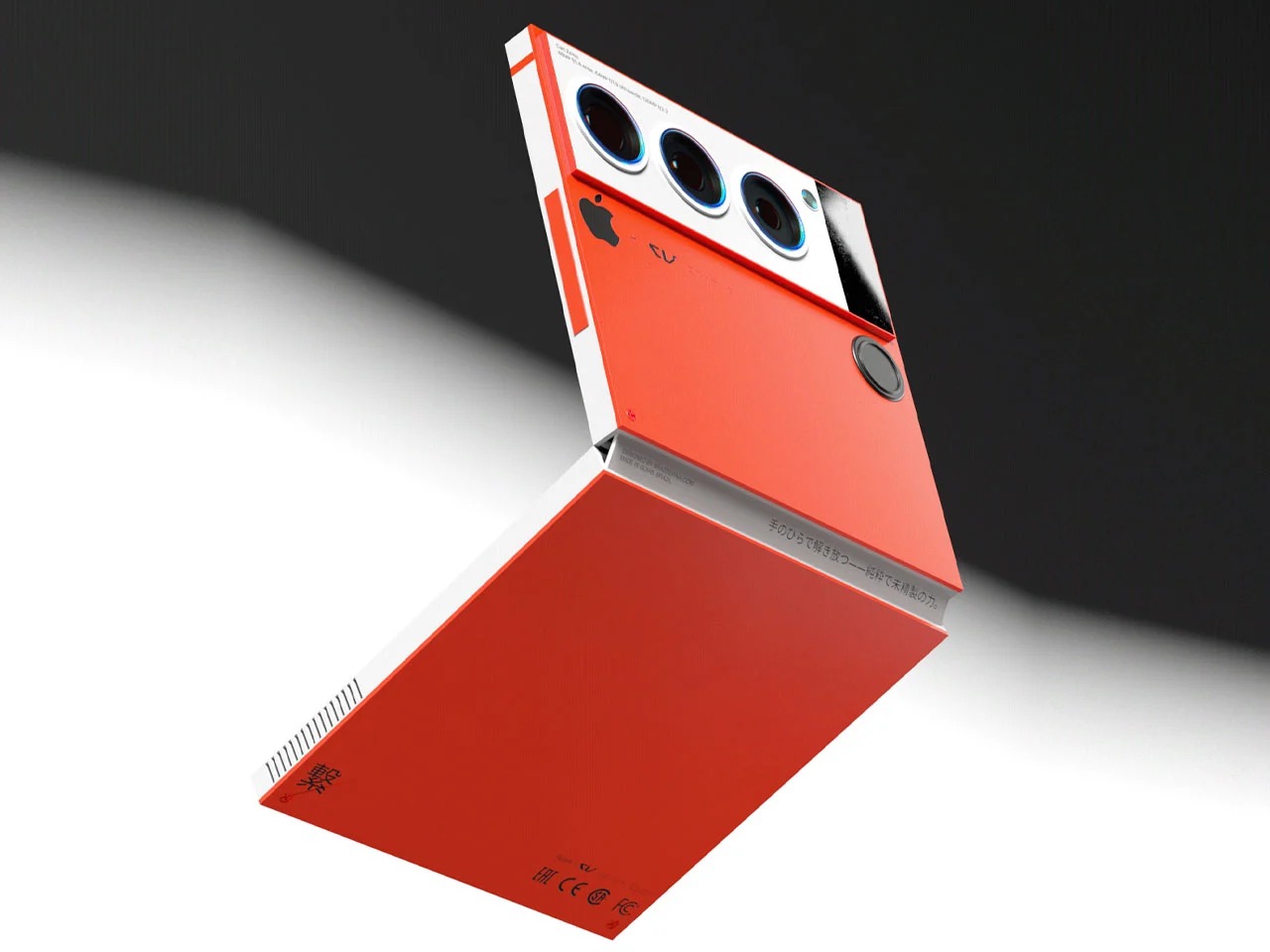 一个充满活力、锋利概念的折叠手机---酷图编号8