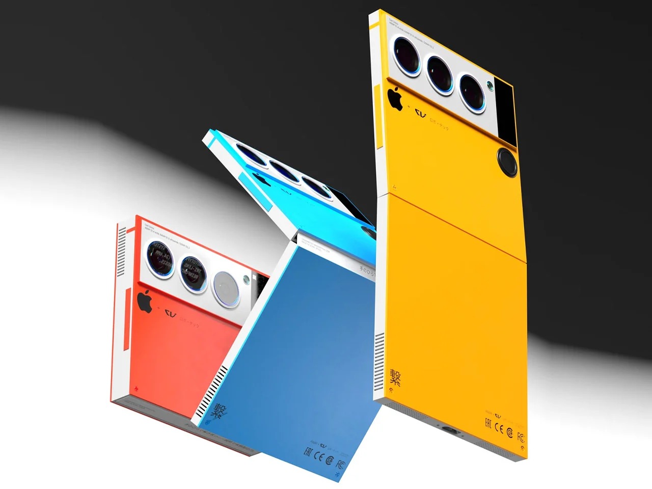 一个充满活力、锋利概念的折叠手机---酷图编号4