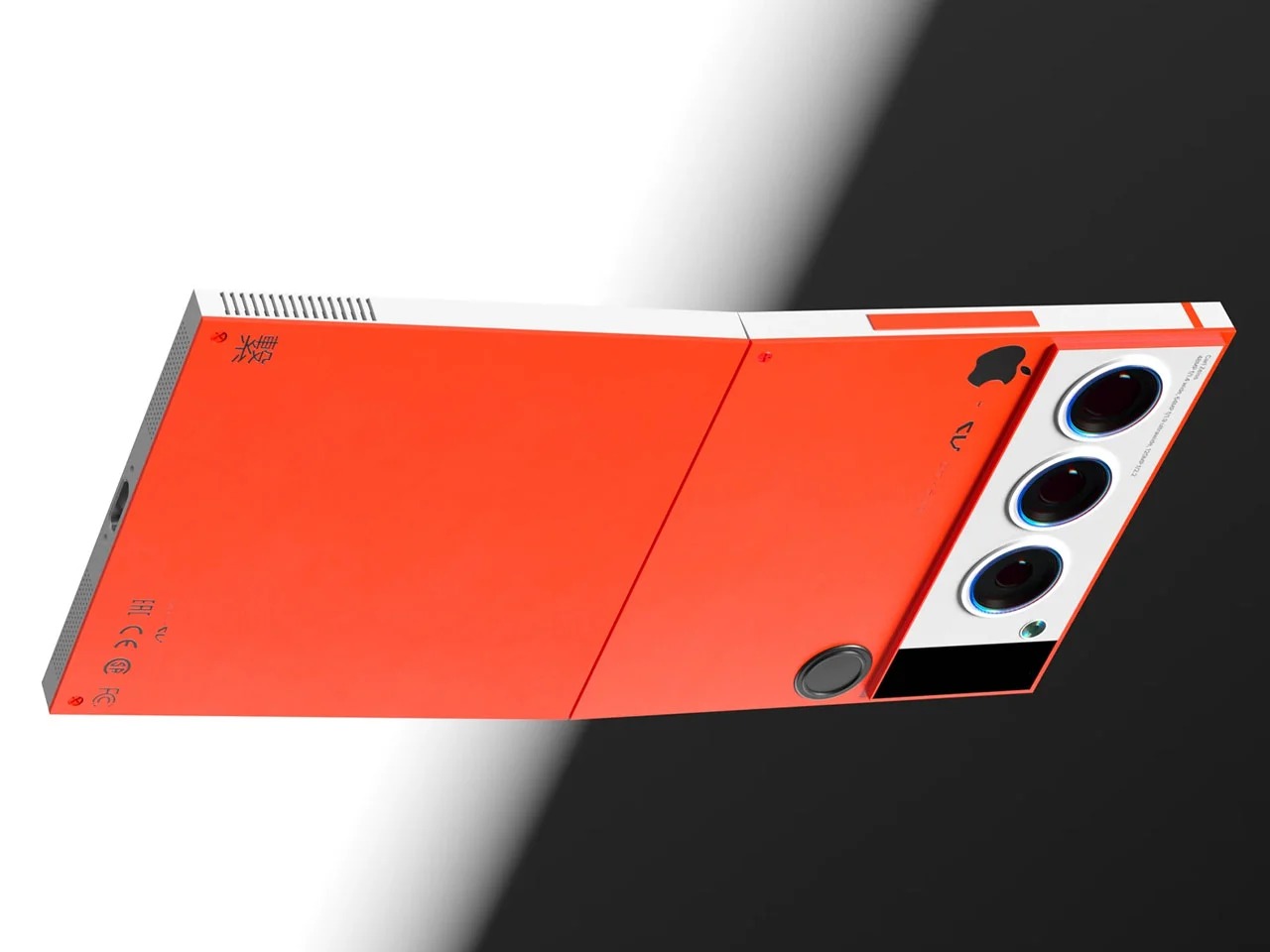 一个充满活力、锋利概念的折叠手机---酷图编号2