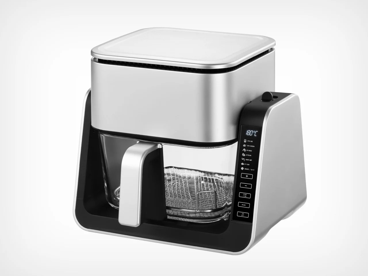 可以翻转180°变成电炉的空气炸锅---酷图编号2