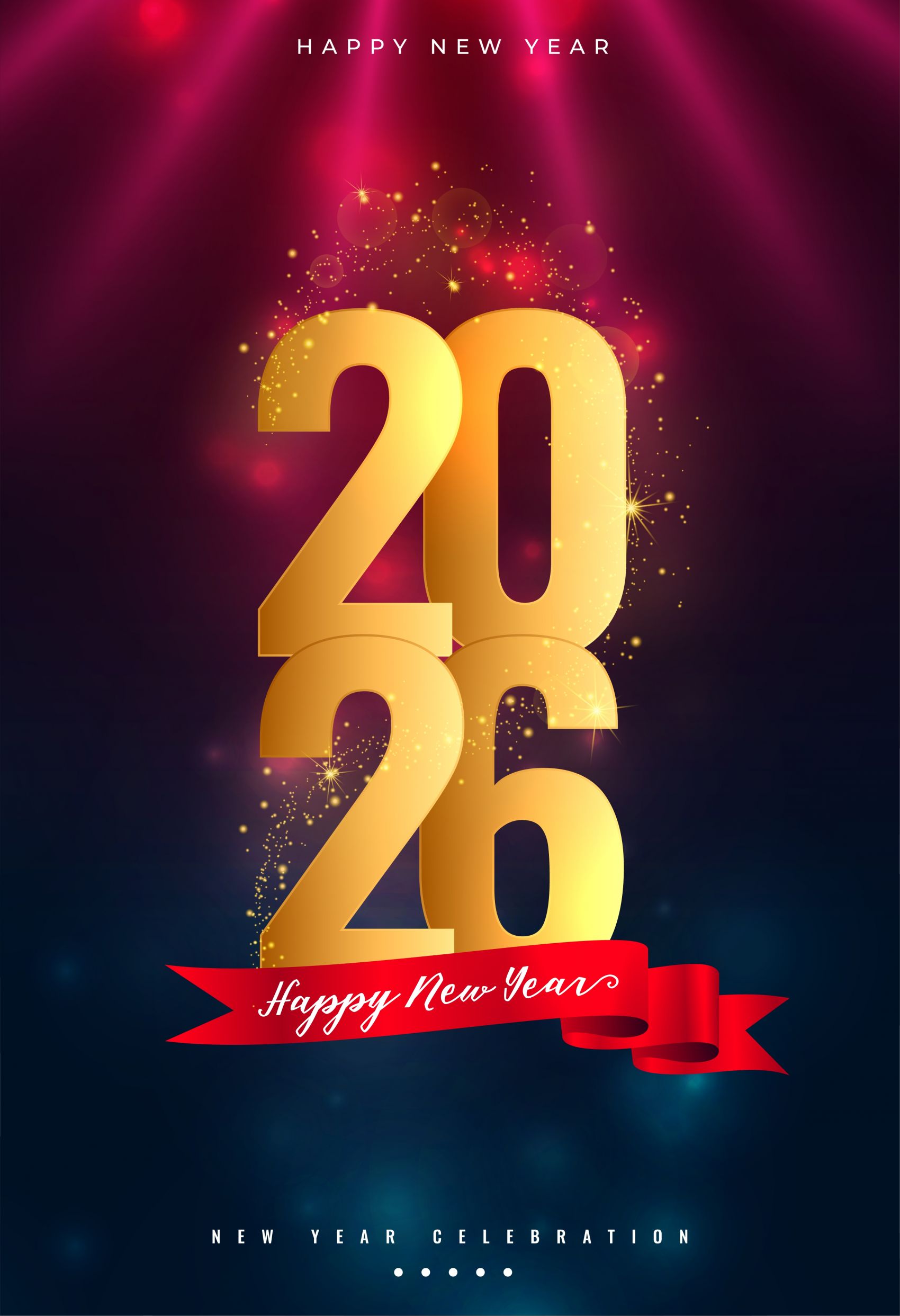 2026 新年庆典设计-金红交织的新春氛围视觉图片