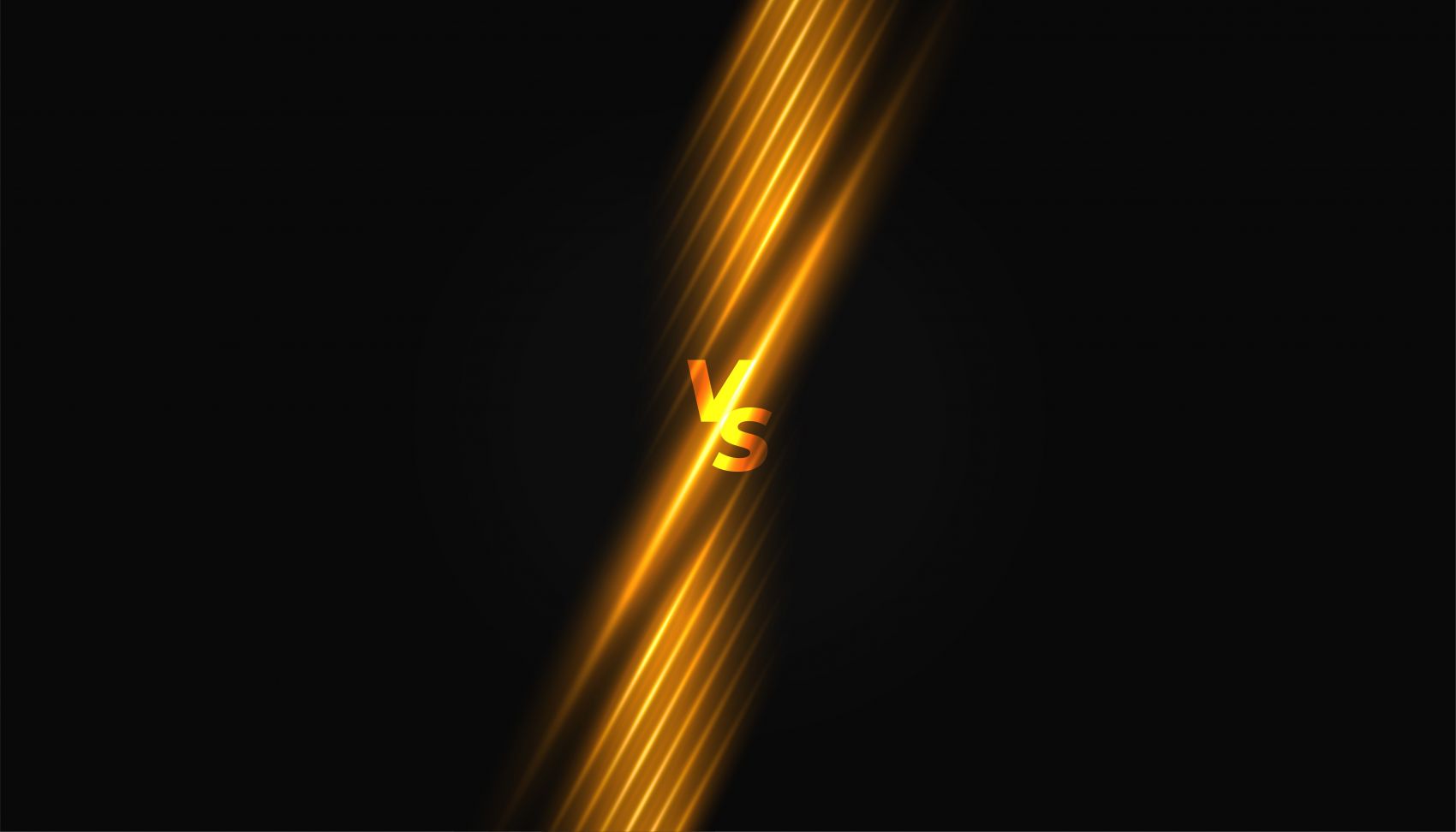 黑金对决视觉设计-VS 标识的动感竞技氛围呈现图片
