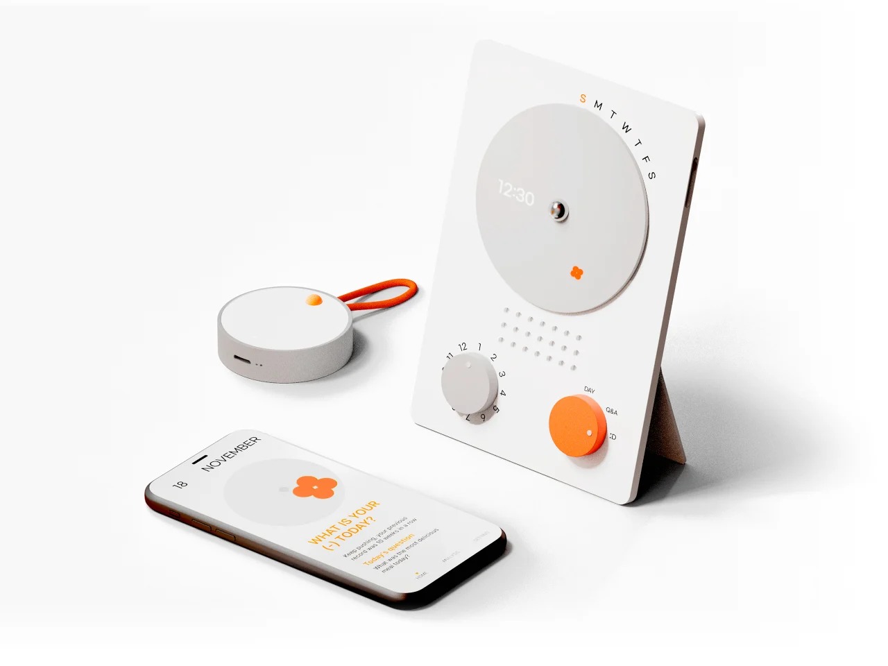 将小小快乐时刻变成日常办公桌仪式的三叶草情绪追踪器---酷图编号11