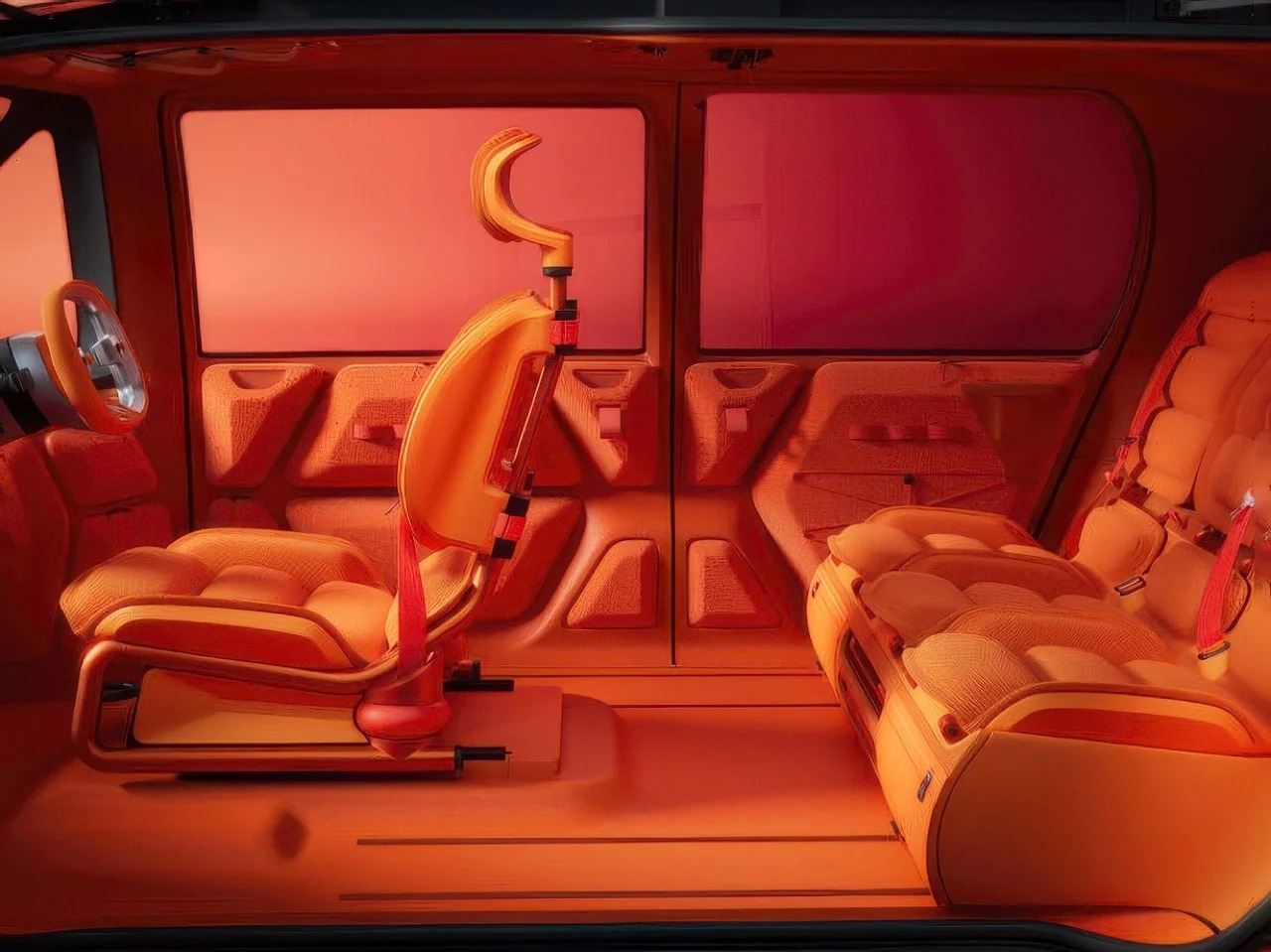 雪铁龙的ELO概念车可以变成一个有充气床、内置电源的移动营地---酷图编号9