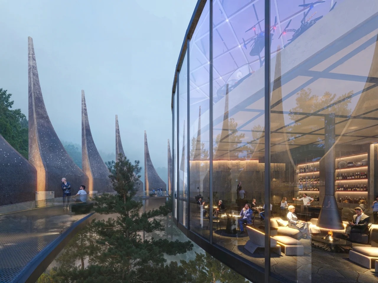 可以拯救山区生命的发光无人机堡垒---酷图编号3