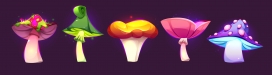 魔幻霓虹蘑菇系列