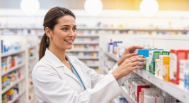 药房里的专业身影-守护健康日常