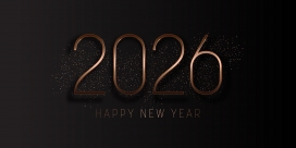 2026 新年主题黑金视觉设计