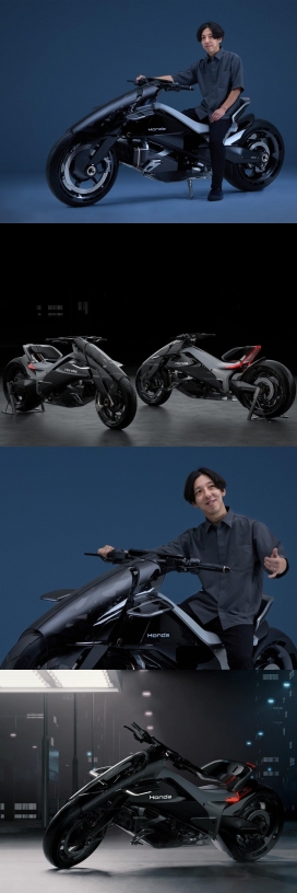 标志着电气化未来的本田电动摩托车