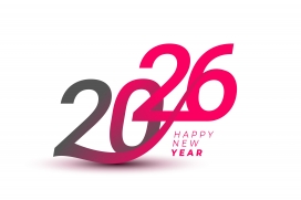 2026 红灰渐变新年主题视觉设计