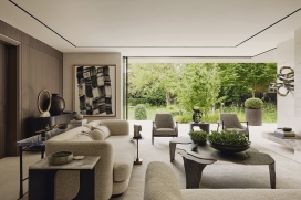 充满灯光的伦敦工艺美术住宅