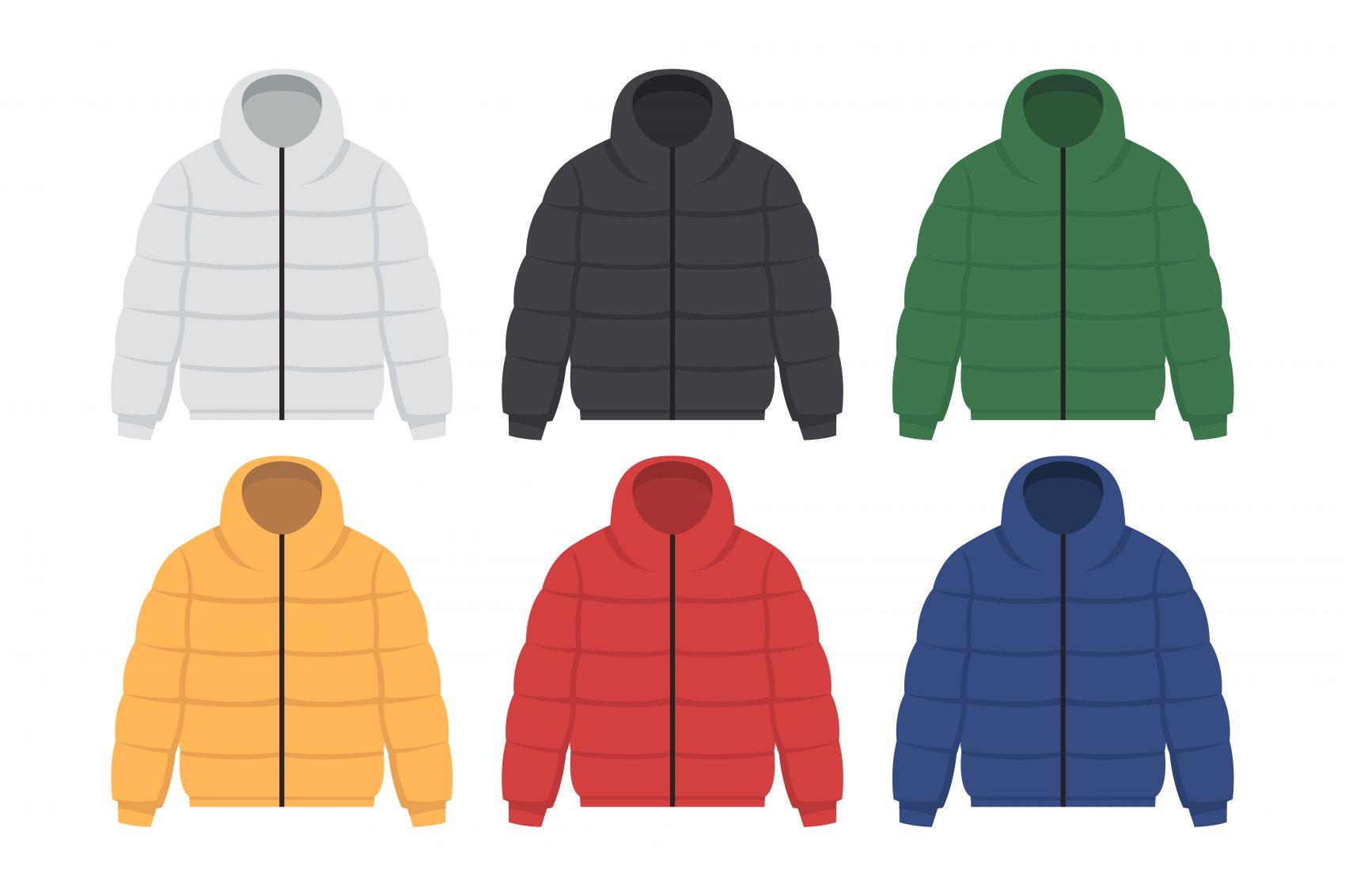 暖冬彩装:多色羽绒夹克的简约穿搭图鉴图片