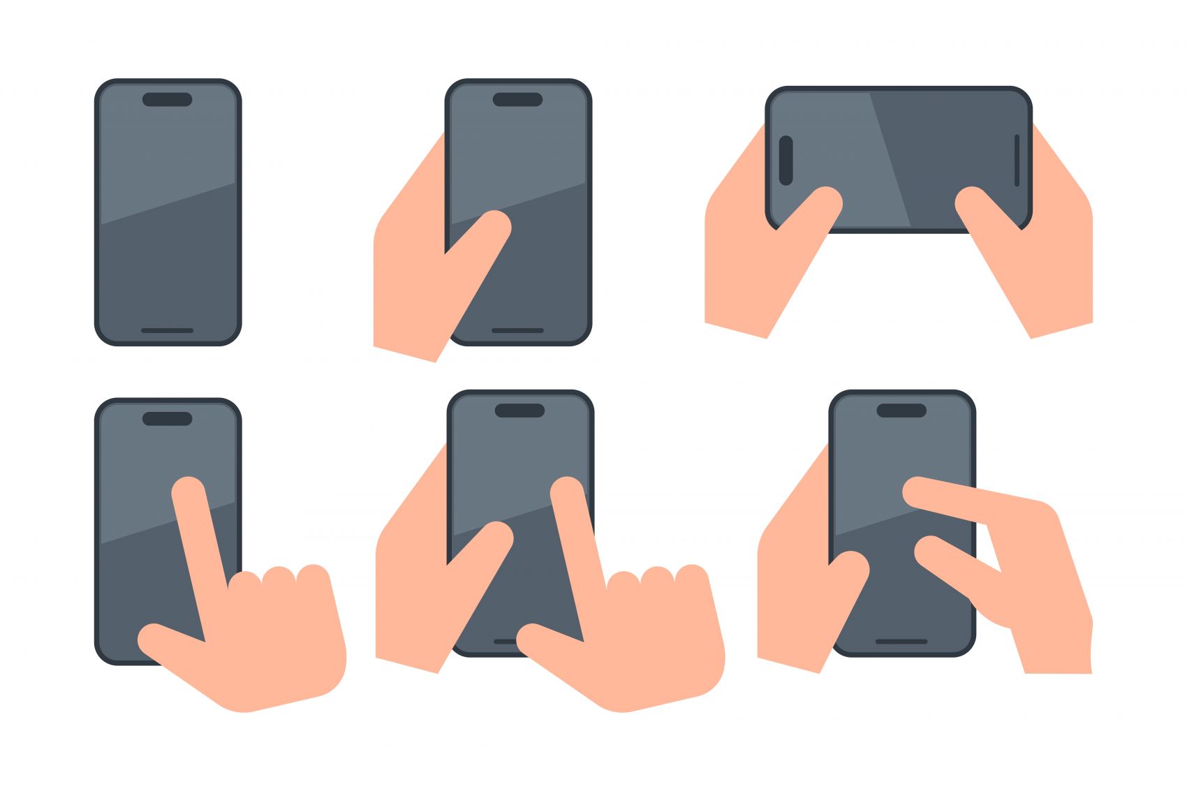 触屏交互:智能手机的多场景操作手势图鉴图片