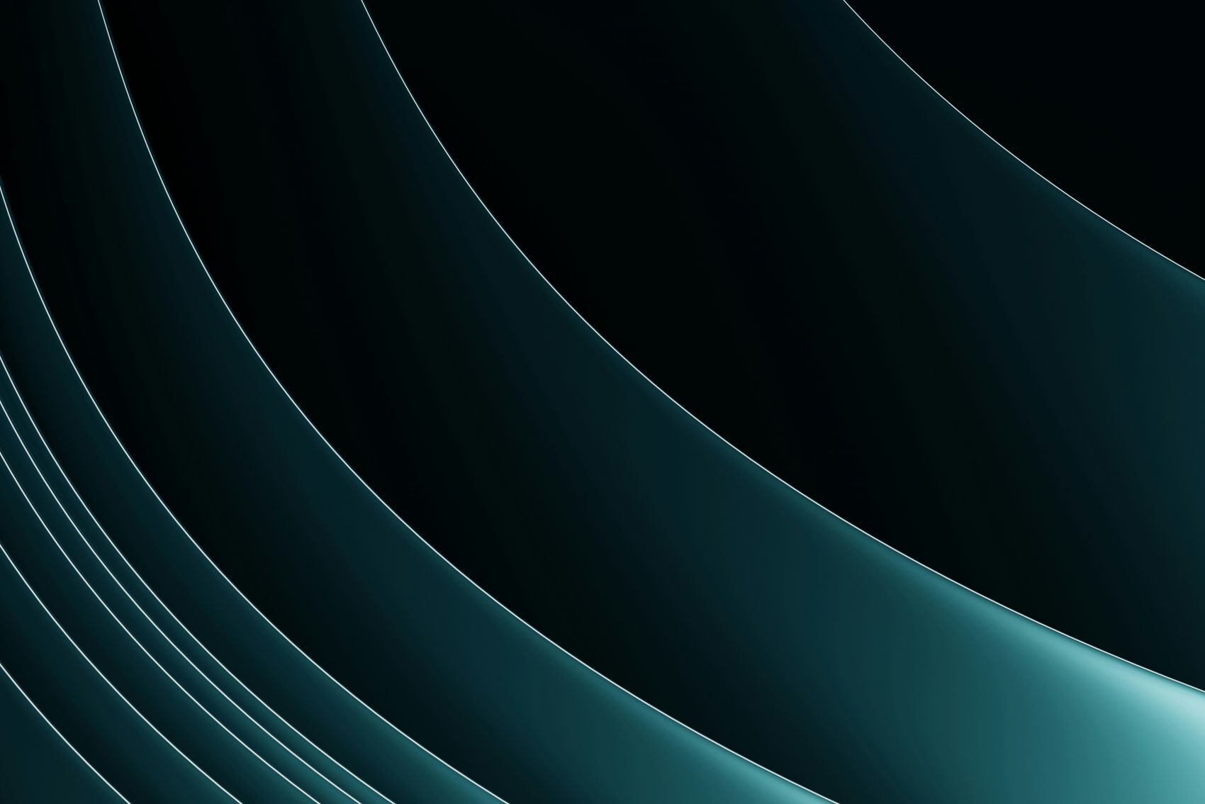 墨韵流线,暗调青蓝的未来感韵律图片