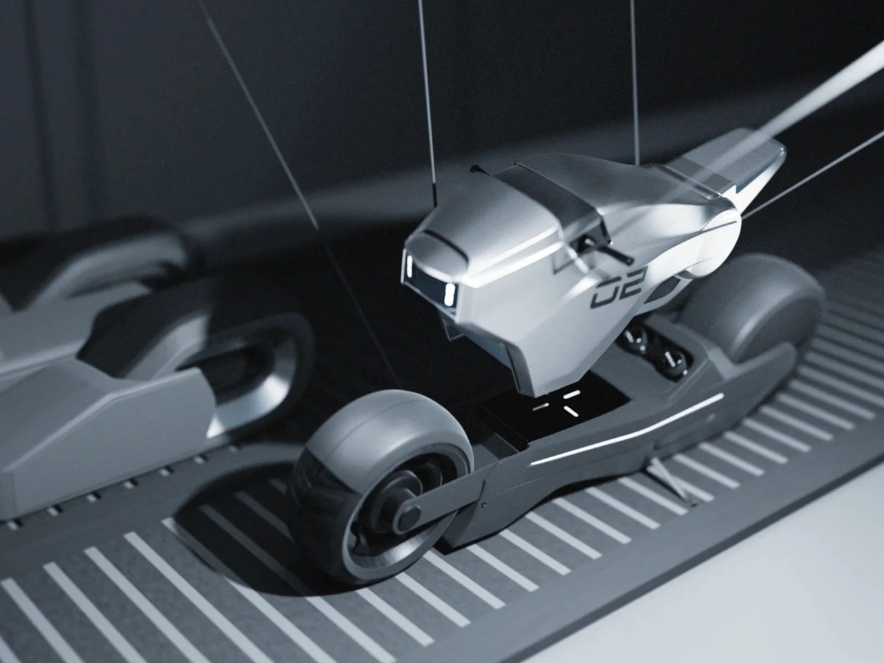 可变身为雪地摩托,实现实用全地形移动的双模自行车---酷图编号7