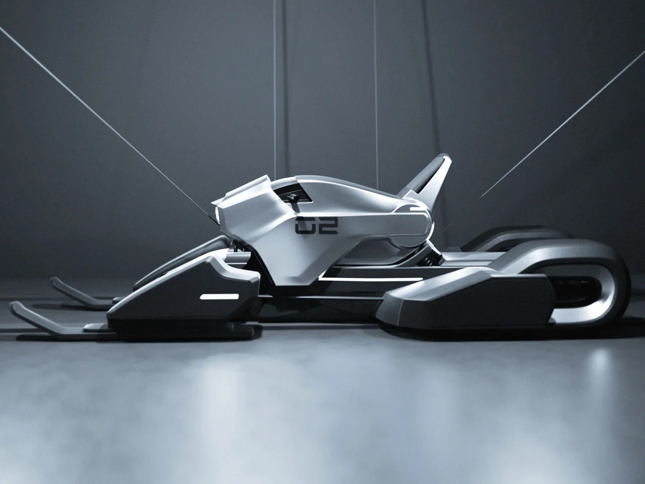 可变身为雪地摩托,实现实用全地形移动的双模自行车---酷图编号4