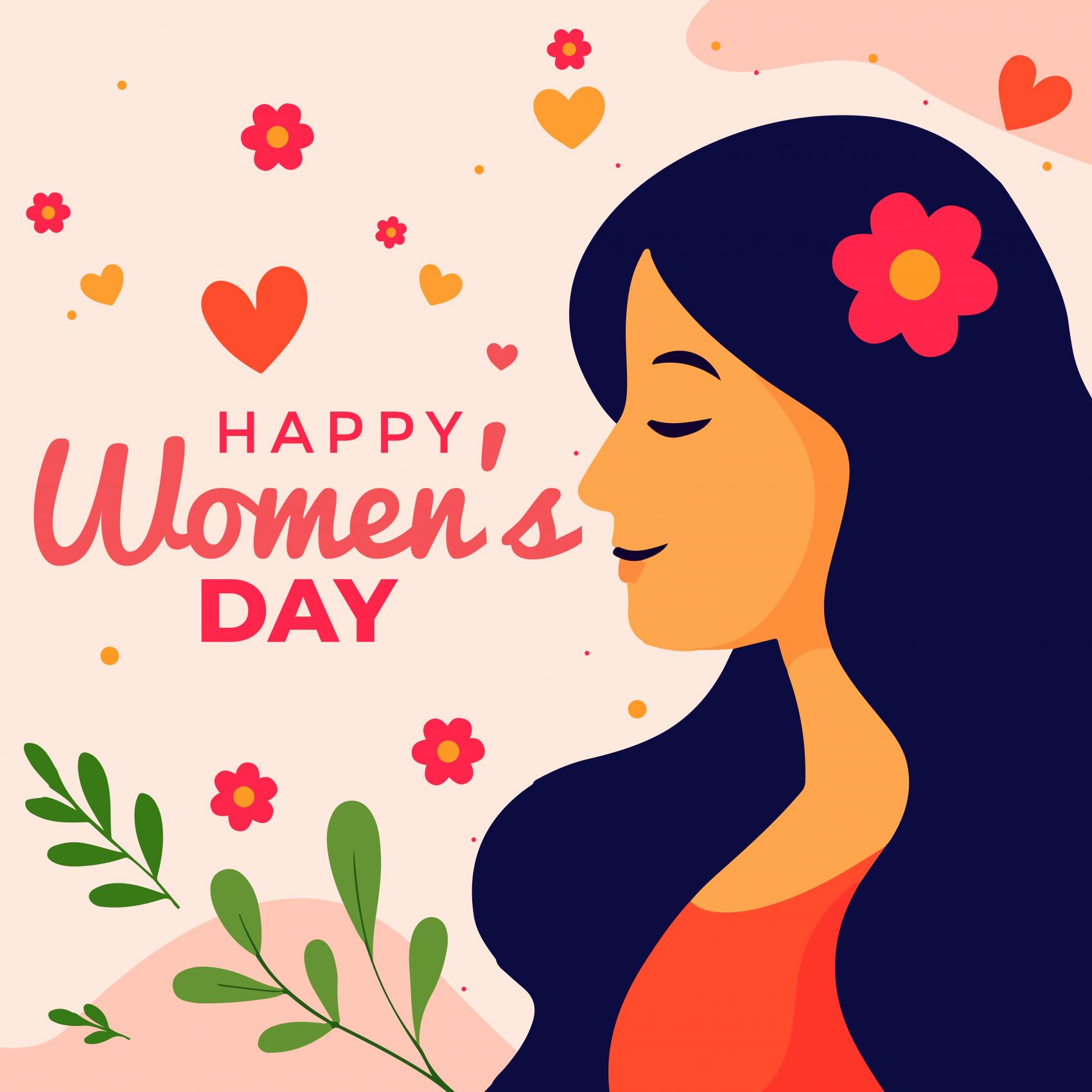 花漾她日:三八妇女节的温柔视觉表达图片