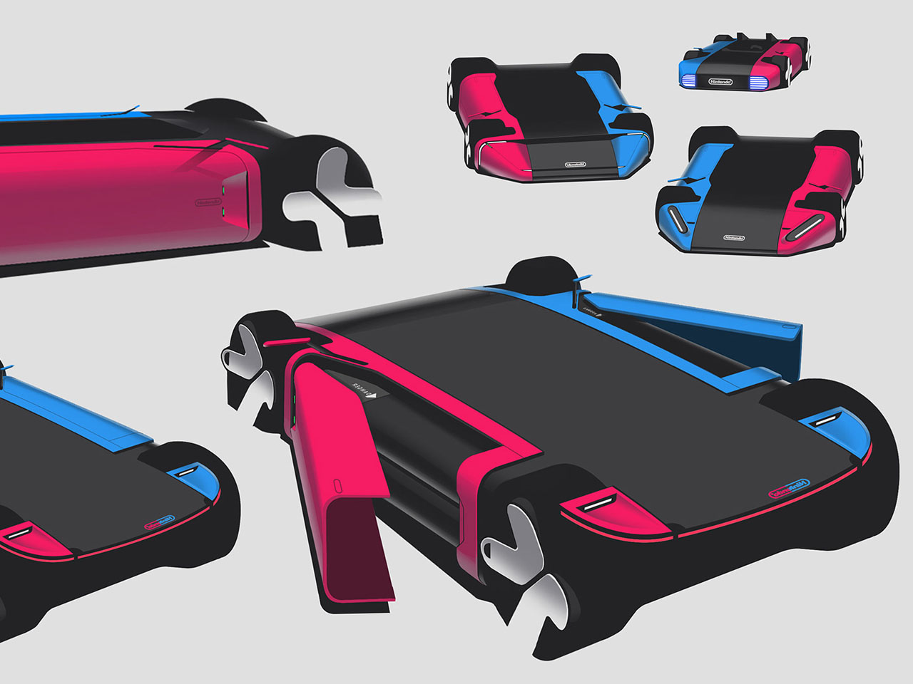受任天堂Switch启发将游戏DNA融入赛道的概念汽车设计---酷图编号12