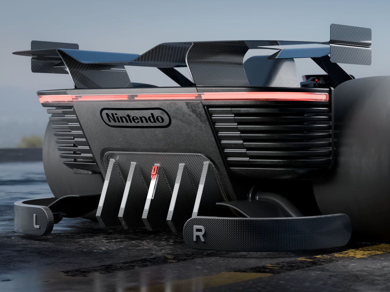 受任天堂Switch启发将游戏DNA融入赛道的概念汽车设计---酷图编号6