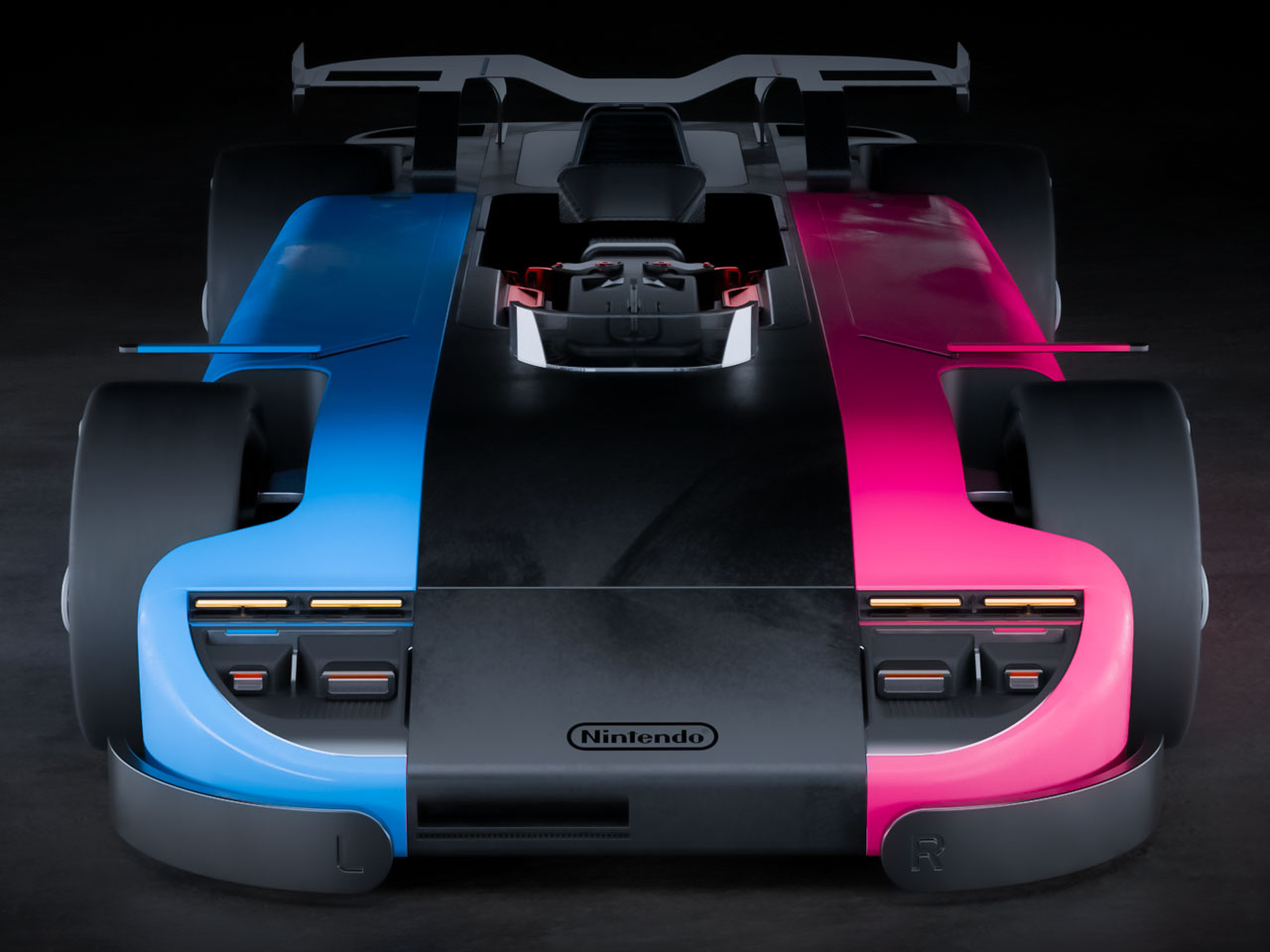 受任天堂Switch启发将游戏DNA融入赛道的概念汽车设计---酷图编号5