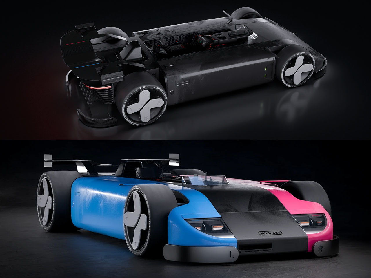 受任天堂Switch启发将游戏DNA融入赛道的概念汽车设计---酷图编号1