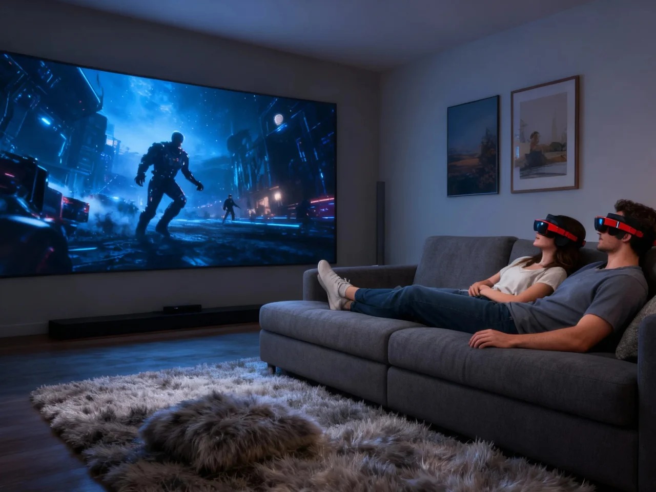 用300英寸屏幕取代了VR头戴设备的95G AR眼镜---酷图编号4