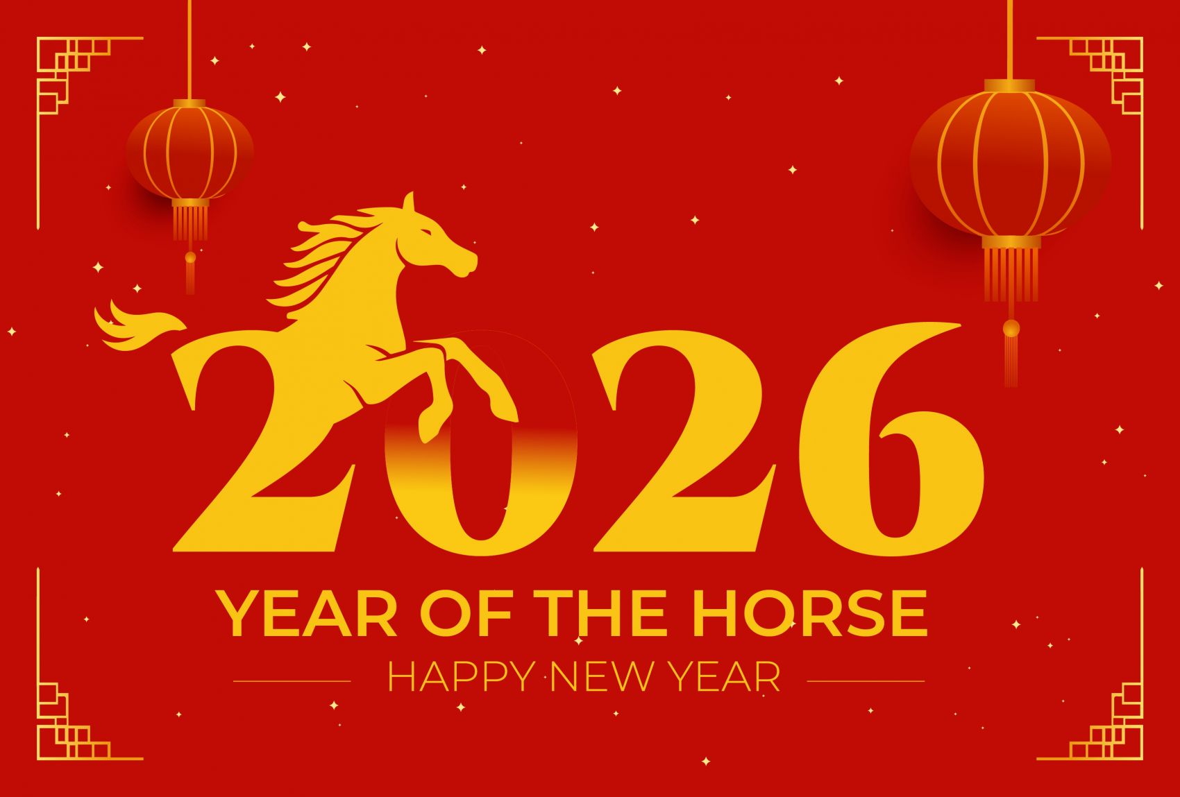 骏启新程 - 2026 马年新春视觉海报图片