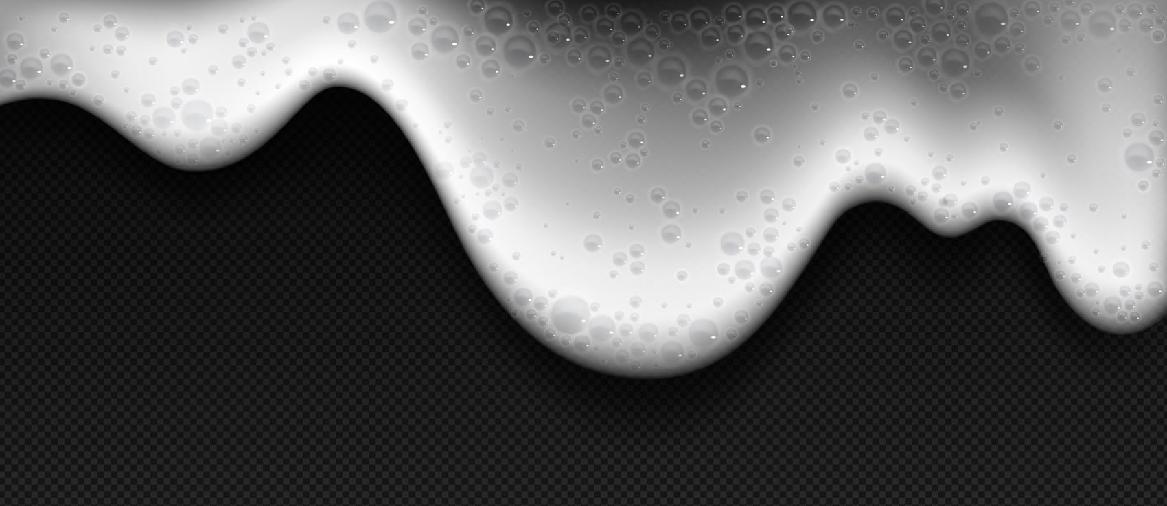 流动泡沫 - 透明质感的流体视觉设计素材图片