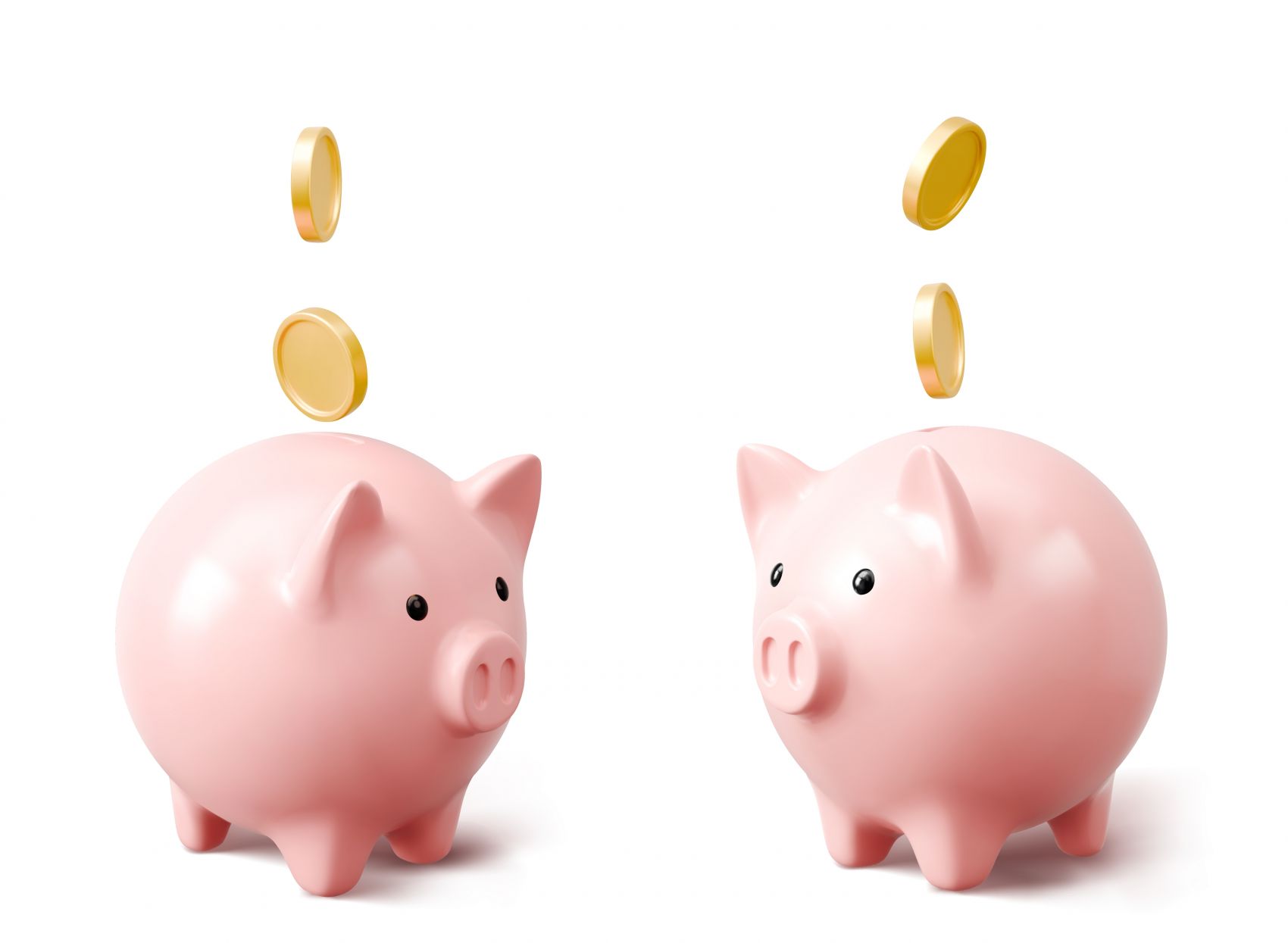 双罐攒钱-可爱储蓄罐的财富寓意图片