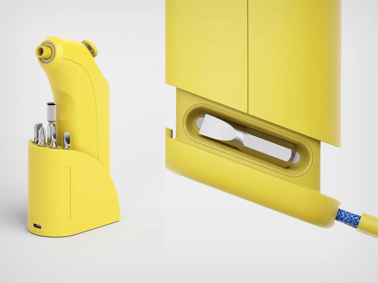 使维修/DIY项目变得有趣和直观的操纵杆形状的螺丝刀---酷图编号2