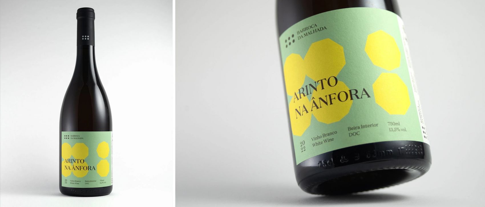 Barroca da Malhada-葡萄牙 DOC 级葡萄酒 几何美学包装设计全览图片