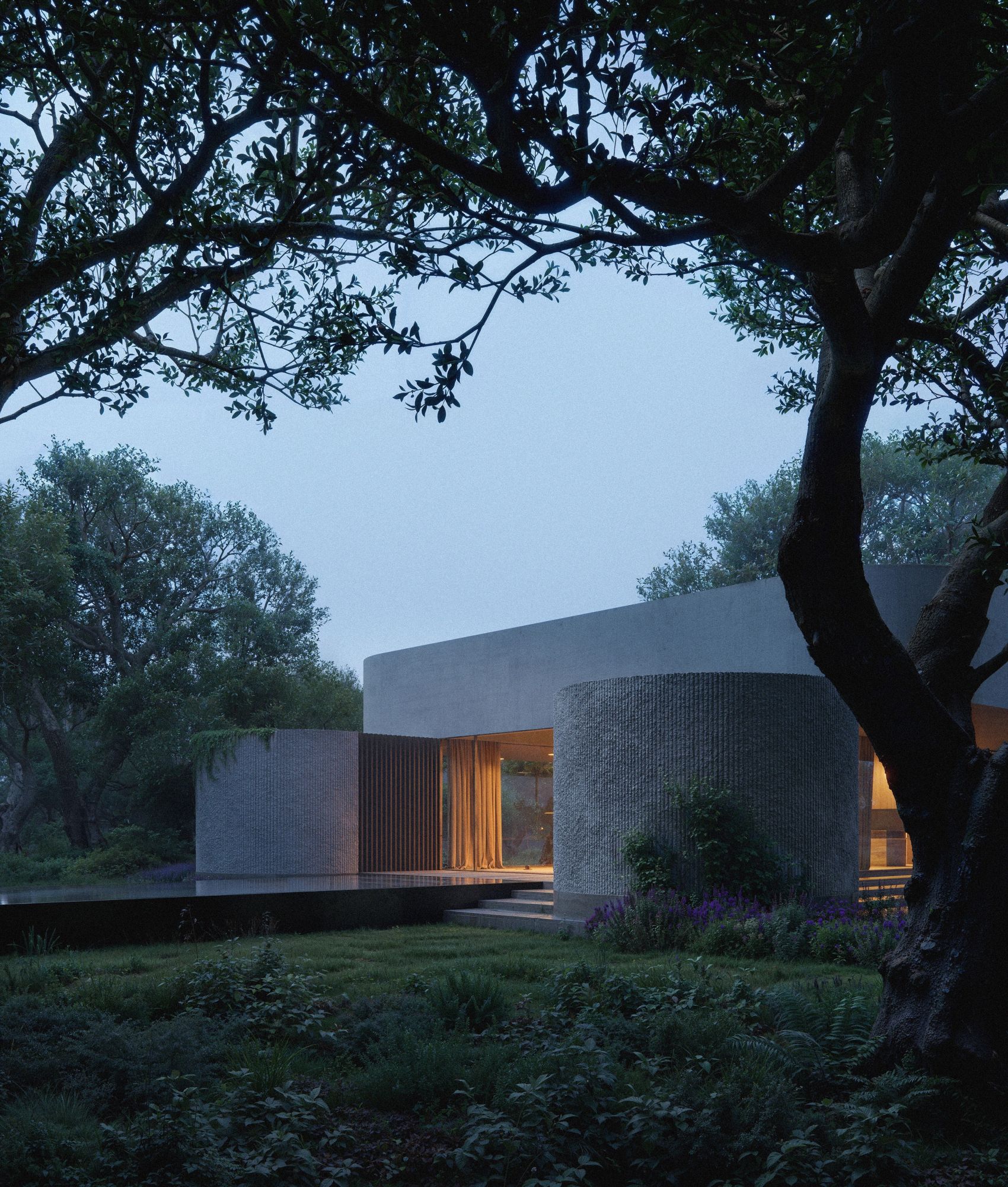 SOTOGRANDE __ 侘寂风自然共生别墅建筑图片