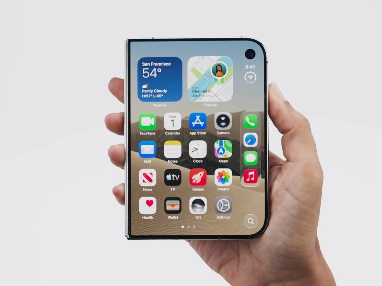 苹果可折叠手机iphone duo图片