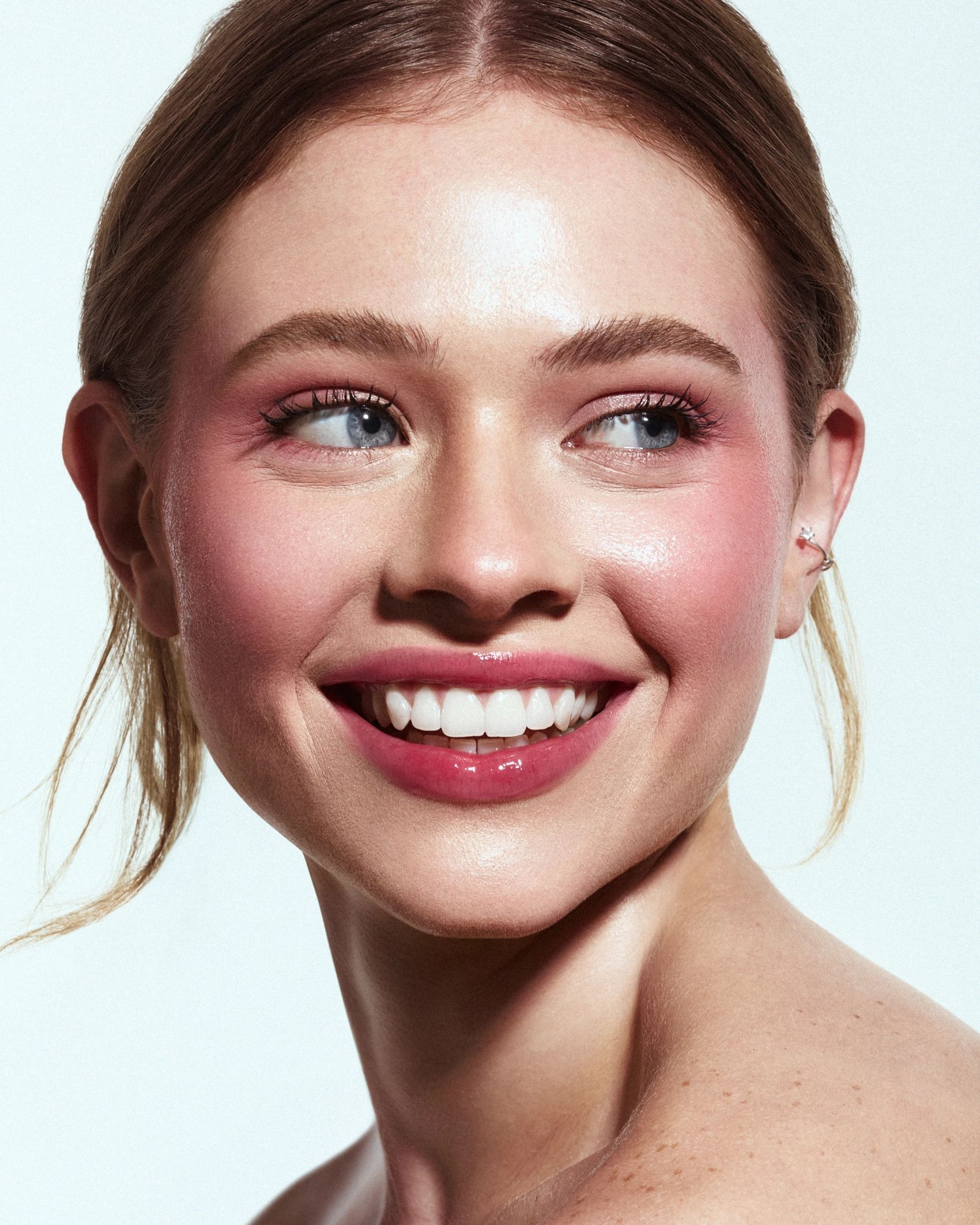 Beauty -清新粉调彩妆人像护肤商业摄影组图图片