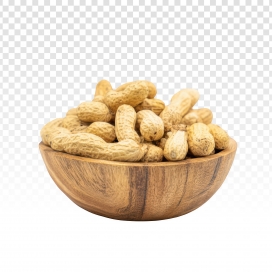 木碗盛香：带壳花生的质朴烟火视觉呈现