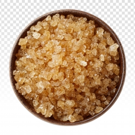 金晶满钵：黄冰糖块的温润质感视觉呈现