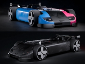 受任天堂Switch启发将游戏DNA融入赛道的概念汽车设计