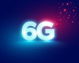 6G 未来通信 - 霓虹质感视觉符号