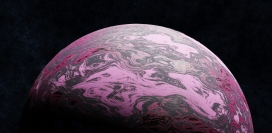 粉涡星云 - 宇宙中的梦幻气态巨行星