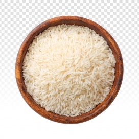 木碗长粒香米 免抠食材设计素材
