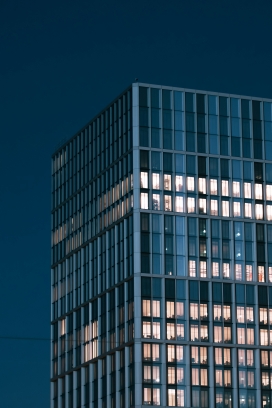 暗夜写字楼 都市肌理特写